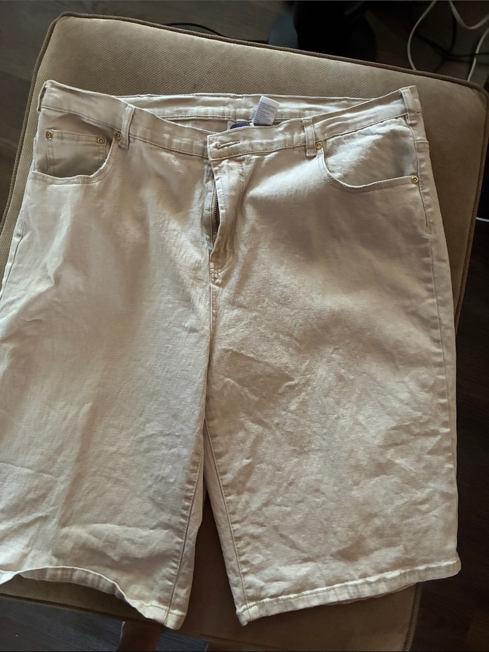 Diane Gilman Beige/Tan Casual Shorts